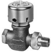 Pnuematic Radiator Valve 3/4" Straight N.O. Male Union 3-10 PSI 5.0 Cv