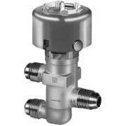 1/2" With 5/8" O.D. Flare 3 Way Mixing Pneumatic Radiator Valve 2-5 PSI 1.6 Cv