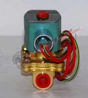 120/60 Vac 1-1/4" NPT. 2 Way N.O. General Purpose Brass Solenoid Valve For Air W