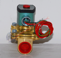 120/60 Vac 1" NPT. 2 Way N.C. General Purpose Brass Solenoid Valve For Air Water