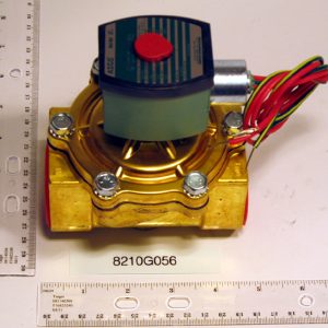 24/60vac 1-1/2" NPT 2 Way N.C Brass Solenoid Valve