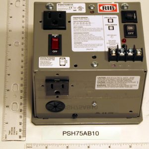 Enclosed Single 75va Multi-tap to 24vac Ul Class Ii pwr Supp 10a main breaker