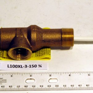 3/4" T&P Valve Set @ 150 PSI With Extended Shank 0066133