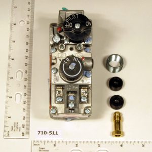 1/2" X 3/8" Millivolt Low Profile Gas Valve Used W/1819 (For LP Conversion Use 1