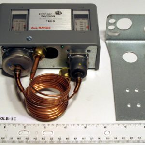SPST Dual Pressure Control 20/100 LS PSIG HS 100/500 PSIG W/Knob 36" Cap. Replac