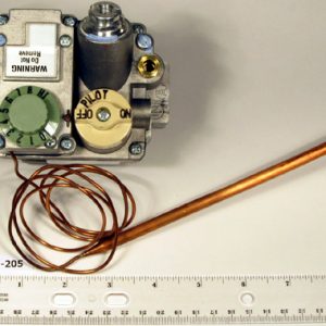 1/2" Snap Throttle Gas Valve Nat Gas W/36" Cap. Includes 4 Ports 2 Plugs & 2 Bus