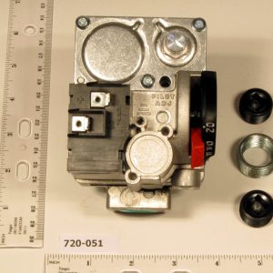 24v 1/2" X 3/4" Hot Surface Ignition Gas Valve Incudes 1- 3/4 X 1/2 Adaptor W/ L