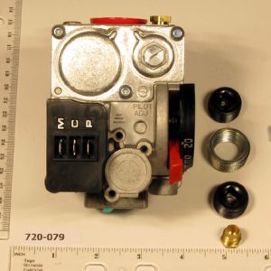 24v 1/2" X 3/4" Universal Electronic Ignition Gas Valve Includes LP Kit 7200IPER