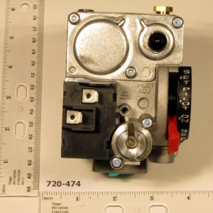 24v 1/2" X 1/2" Standing Pilot Gas Valve W/Step Opening Feature Includes Convert