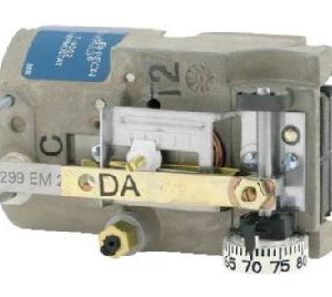 DA Pneumatic Horizontal Mount Pneumatic Thermostat Less Cover 55-85F