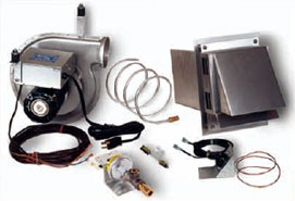 Gas Millivolt Water Heater/Boiler Power Venting Kit 60000-120000 BTU 4" Inlet/Ou