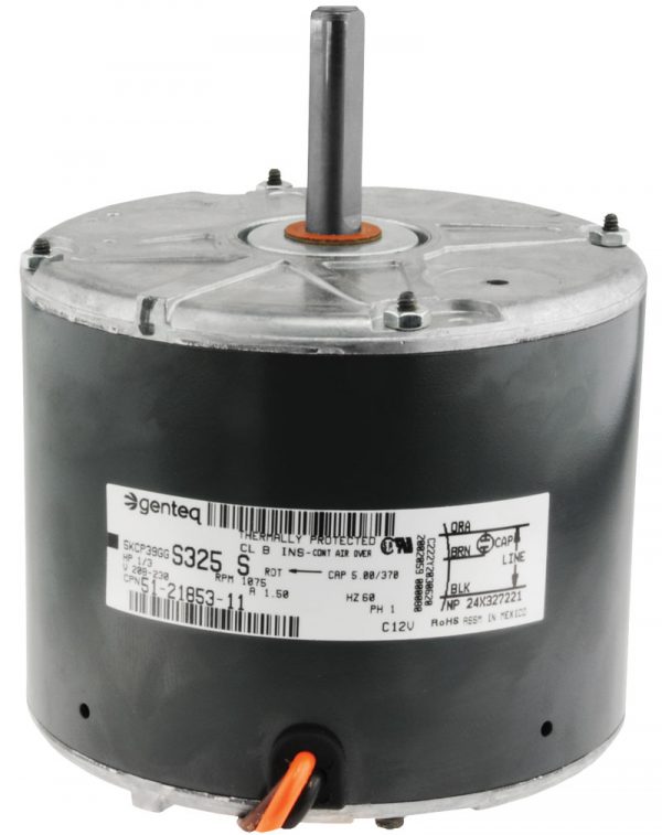 Condenser Motor - 1/3 HP 208-230/1/60 Ccw 48 Frame (1075 rpm/1 speed)
