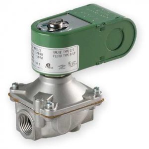 24v 3/4" NPT. 2 Way N.C. Safety Shutoff Gas Solenoid Valve 520000 BTU 1/2 PSI Ma