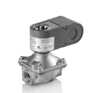 120v 1-1/4" NPT. 2 Way N.C. Safety Shutoff Gas Solenoid Valve 1290000 BTU 5 PSI