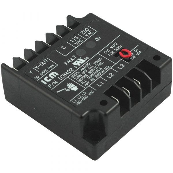 3-phase Universal Line Voltage Monitor 190-600 Vac 115-230 control Vac phase los