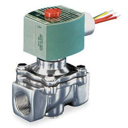 120/60 110/50 1/4" NPT. 2 Way N.C. Gas Solenoid Valve 59000 BTU 15 PSI Max 175F