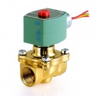 MX140 208v/60 Ac 1/2" NPT. 2 Way N.C. Solenoid Valve For Air Water Light Oil