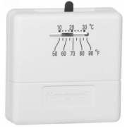 Premier White 24v Snap Action Heat Only Single Stage Thermostat 50-90F 0.18a - 1