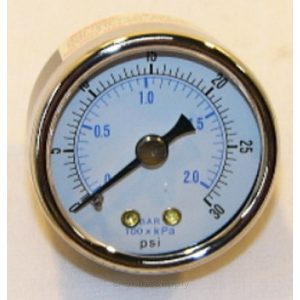 Indication Gage 1-1/2" Dia. 1/8" NPT. 0-30 PSI Replaces 305909