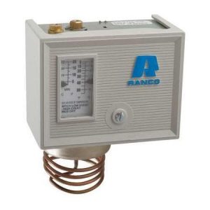 SPST Commercial Refrigeration Temperature Control 0-55F 3-20F Adjustable Differe