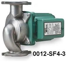 Stainless Steel Circulator W/1-1/2" Flanges 1/8 HP Replaces 0012BF4