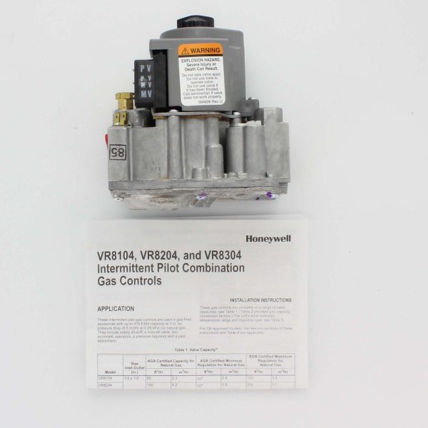 24V Gas Vlv Comb 1/2" H/W VR8104M2505