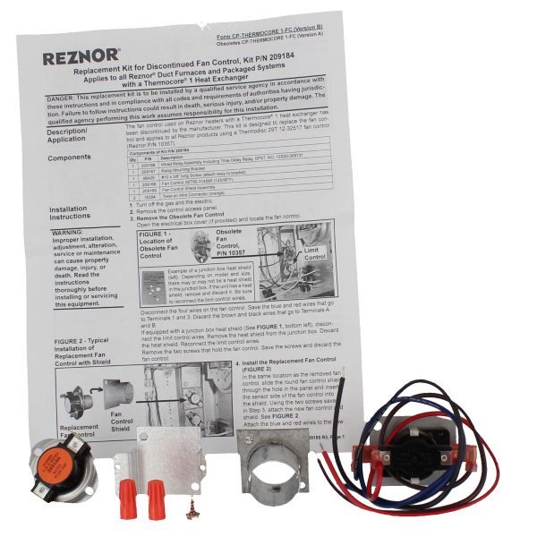 Fan Control Replacement Kit rep. 10357