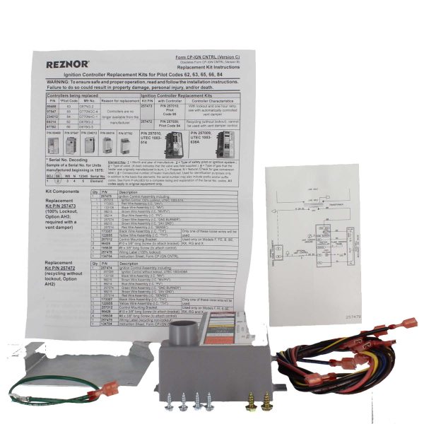 Ignition Module Conversion Kit JC To UTC Nonlock For Natural Gas Replaces 097782
