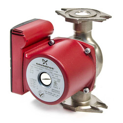 115V 1/12 HP 3 Speed Stainless Steel Circulator Flanged Housing With Check Valve