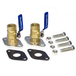 1-1/4" Bronze Flange Isolation Valve Set (threaded) Replaces 591205 519757