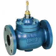 2-1/2" Flanged 2 Way Steam/H2O Valve 63 Cv 3/4" Stroke