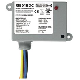 Enclosed Relay Class 2 Dry Contact input120vac pwr 20a Spdt
