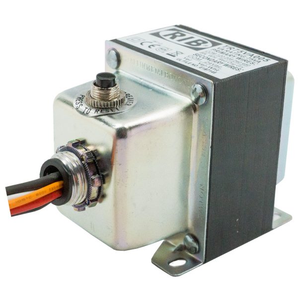 Transformer 75 VA 480/240/208/120 to 24 Vac Circuit Breaker Foot and Single Thre