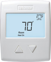 24v Digital Microprocessor Based Thermostat For One Stage Heating Applications N