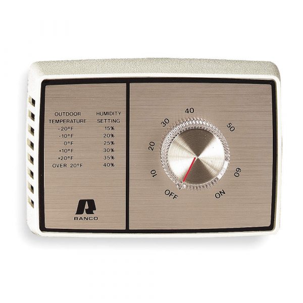 24v SPST Wall/Duct Mount Humidistat 10-60% Relative Humidity