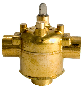 1-1/4" Sweat 3 Way 7.5cv Valve Body Only