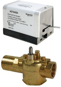 24v 3/4" Inverted Flare 2 Way Zone Valve NC 2.5cv With End Switch Replaces 0767B