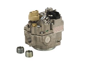 24v 1/2" X 1/2" Standing Pilot Natural Gas Valve 240000 BTU Includes Two Reducer