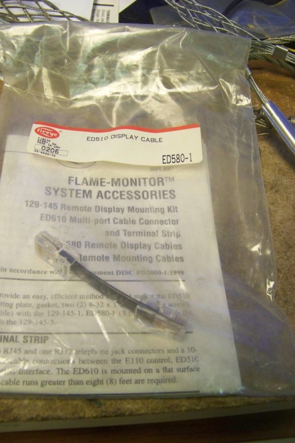 ED510 Remote Display Cable With RJ45 Connector - 1 1/4 Inch.