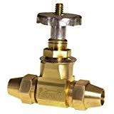 12850 1/2" Flare X 1/2" Flare Brass Fusible Valve Set At 165f 12150