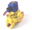 120v 3/4" NPT. 2-Way N.C. Brass Solenoid Valve 150 PSI Max 4 PSI Min 180F Includ