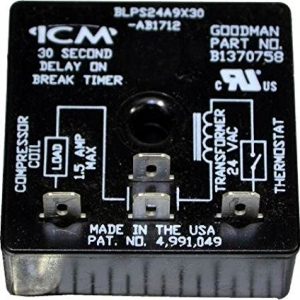 Time Delay Relay 30 sec. Delay