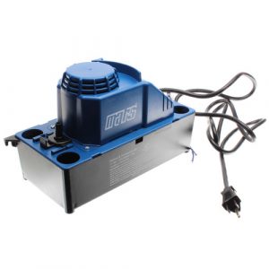 115V CONDENSATE PUMP WITH 24ft LIFT INCLUDES SAFETY SWITCH 6ft POWER CORD 3/8in