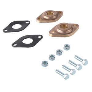 3/4" Bronze Flange Set