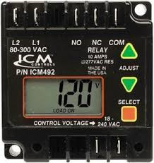 Digital single-phase Line voltage monitor; fully Programmble with 5-fault memory