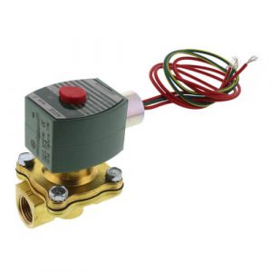 120/60 110/50vac 1/2" NPT. 2 Way N.C. Brass Solenoid Valve For Air Water Light O