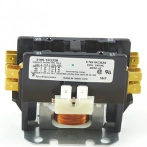 Contactor 1p 30a 24v W/shunt