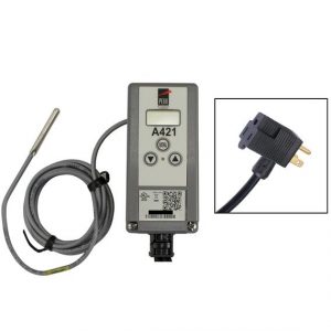 Electronic Single Stage Temperature Control 120/240 Vac Ul Type 1 Ip20 Spdt Sing
