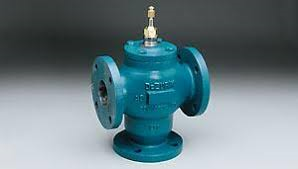 3" Flanged 3 Way Mixing Globe Valve 100 Cv 3/4" Stroke
