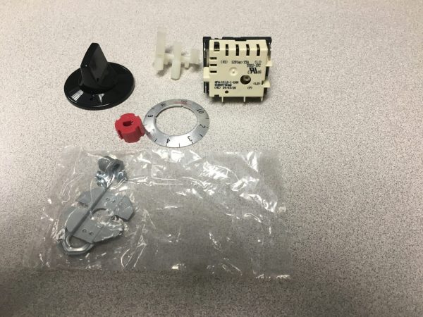 120v Infinite Control Uni-Kit With Black Dial INF-120-599 & INF-120-483 Replaces